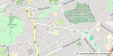 Map of Birmingham