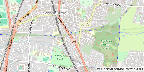 Map of Manchester