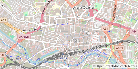 Map of Leeds