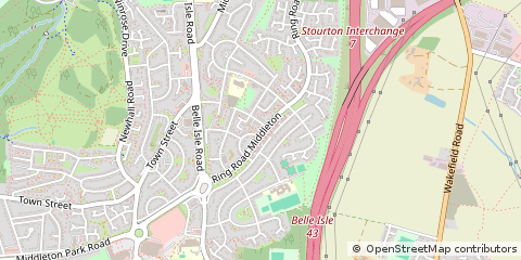 Map of Leeds