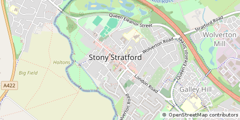 Map of Milton Keynes, Buckinghamshire
