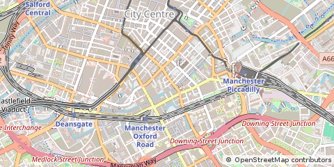 Map of Manchester