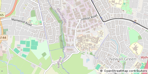 Map of Wythenshawe, Manchester