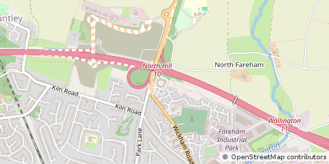 Map of Fareham, Hampshire