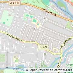Map of East Molesey