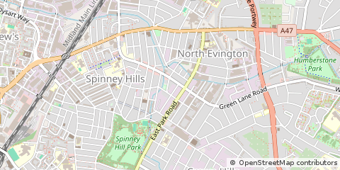 Map of Leicester