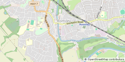 Map of Stockport