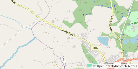 Map of Fivemiletown, CO. Tyrone