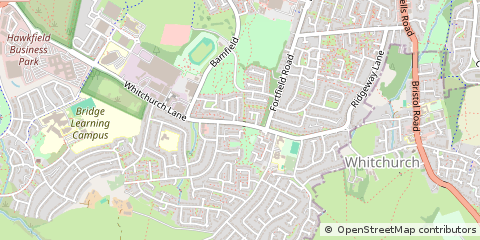 Map of Bristol, Somerset