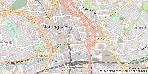 Map of Nottingham