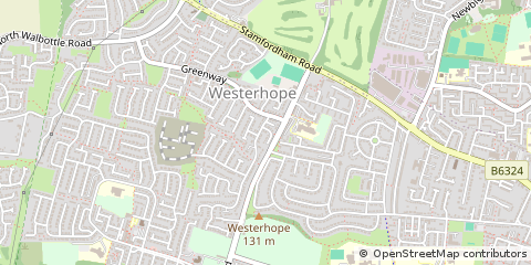 Map of Newcastle Upon Tyne, Tyne & Wear