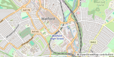 Map of Herts