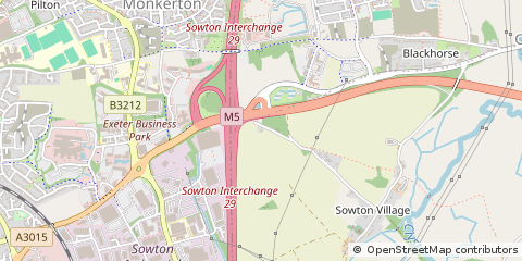 Map of Exeter, Devon