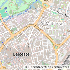 Map of Leicester