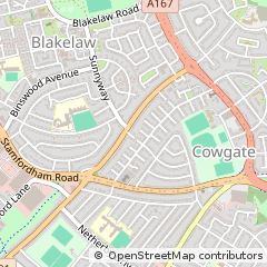Map of Newcastle Upon Tyne