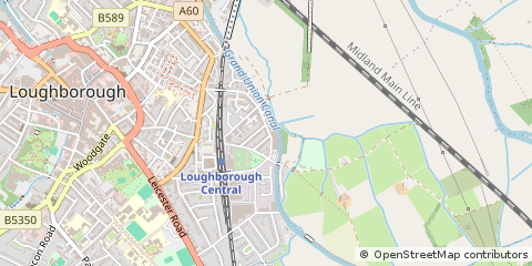 Map of Loughborough