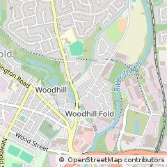 Map of Bury, Lancs