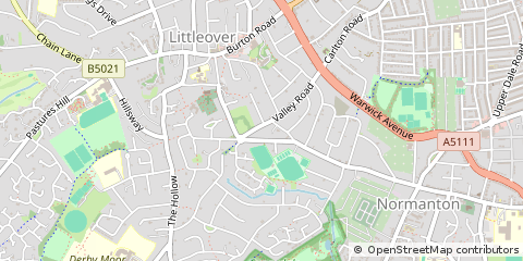 Map of Derby