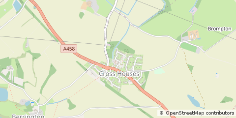 Map of Shrewsbury, Shropshire