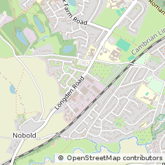 Map of Shrewsbury, Shropshire