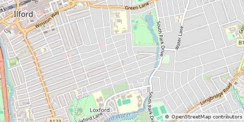 Map of Ilford, Essex