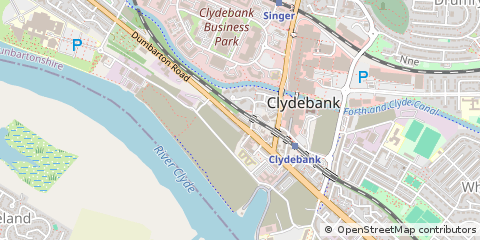 Map of Clydebank