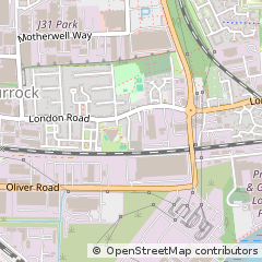 Map of Grays, Essex