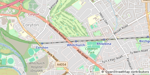 Map of Cardiff