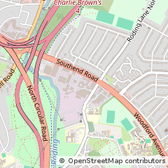 Map of Woodford Green, Essex