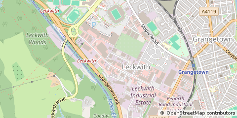 Map of Cardiff