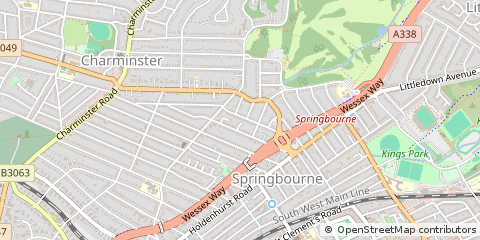 Map of Bournemouth