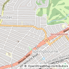Map of Bournemouth