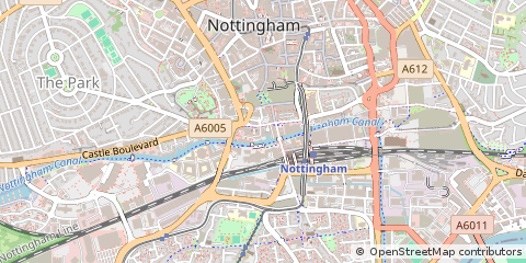 Map of Nottingham