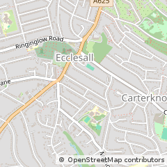 Map of Sheffield