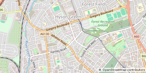 Map of Nottingham