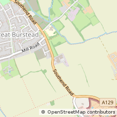 Map of Billericay, Essex
