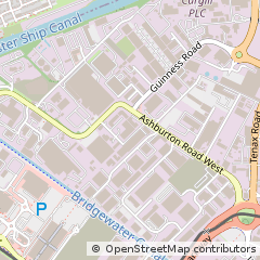 Map of Ashburton Road West Trafford, Park, Manchester