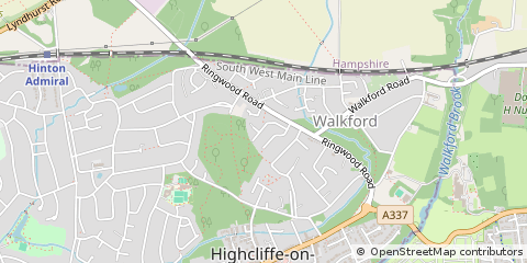 Map of Christchurch