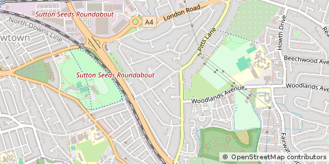 Map of Reading, Berkshire