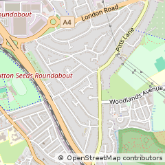 Map of Reading, Berkshire