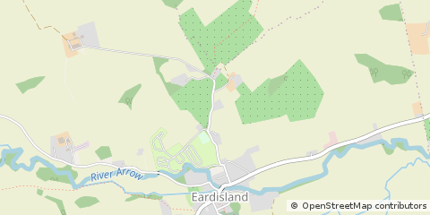 Map of Leominster, Herefordshire