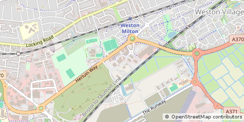 Map of Weston Super Mare, Somerset