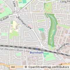 Map of Slough, Berkshire