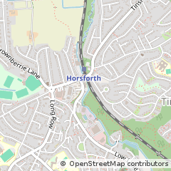 Map of Leeds, West Yorkshire