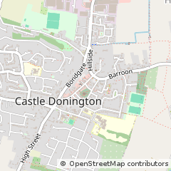 Map of Castle Donington, Derby