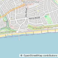 Map of Bournemouth, Dorset