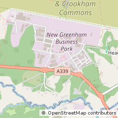 Map of Thatcham, Berkshire