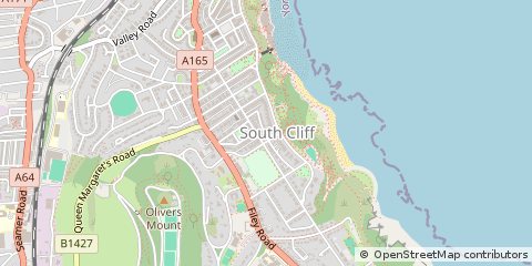 Map of Scarborough, North Yorkshire