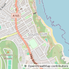 Map of Scarborough, North Yorkshire