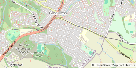 Map of Sheffield